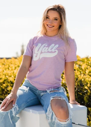 Y'all Tee - Blush
